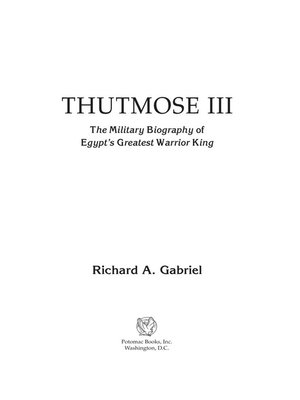 cover image of Thutmose III